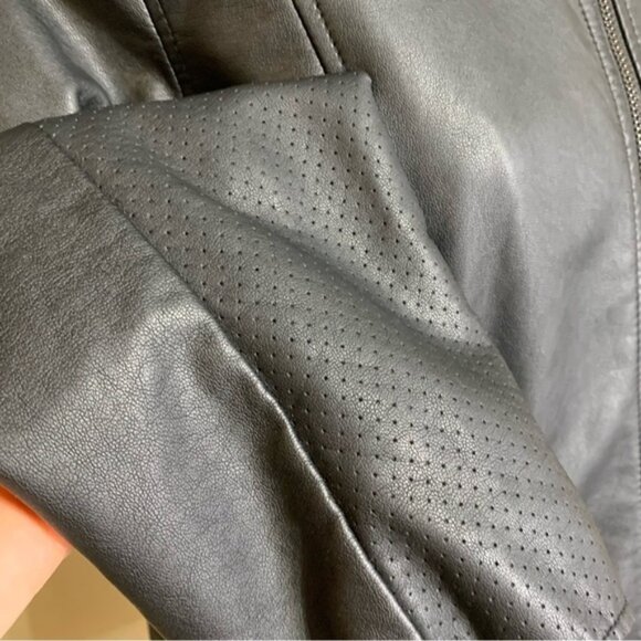 Reitmans L PU Lether moto jacket - Picture 4 of 9